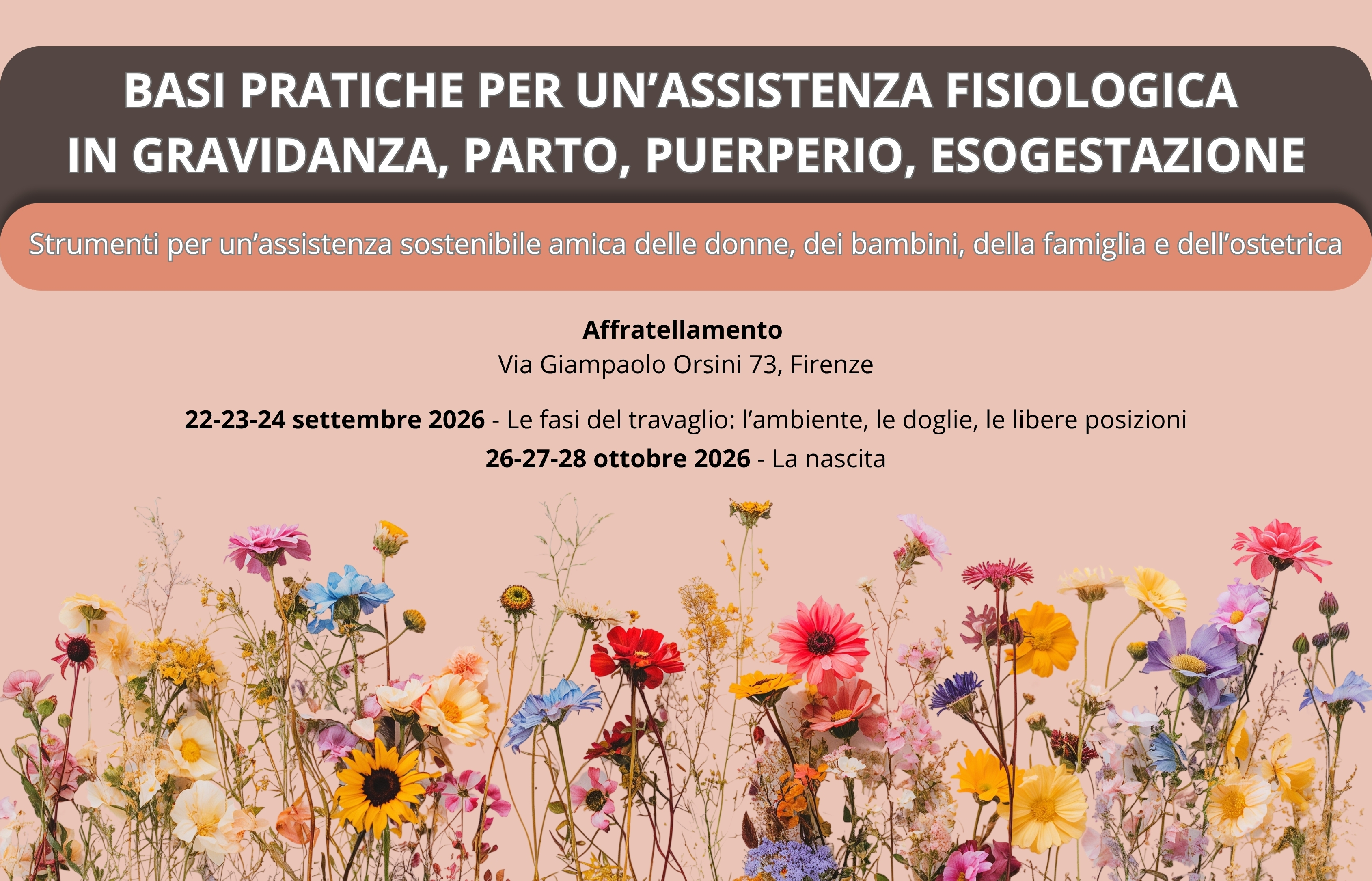 BASI PRATICHE PER UN’ASSISTENZA FISIOLOGICA IN GRAVIDANZA, PARTO, PUERPERIO, ESOGESTAZIONE - STRUMENTI PER UN’ASSISTENZA SOSTENIBILE AMICA DELLE DONNE, DEI BAMBINI, DELLA FAMIGLIA E DELL’OSTETRICA